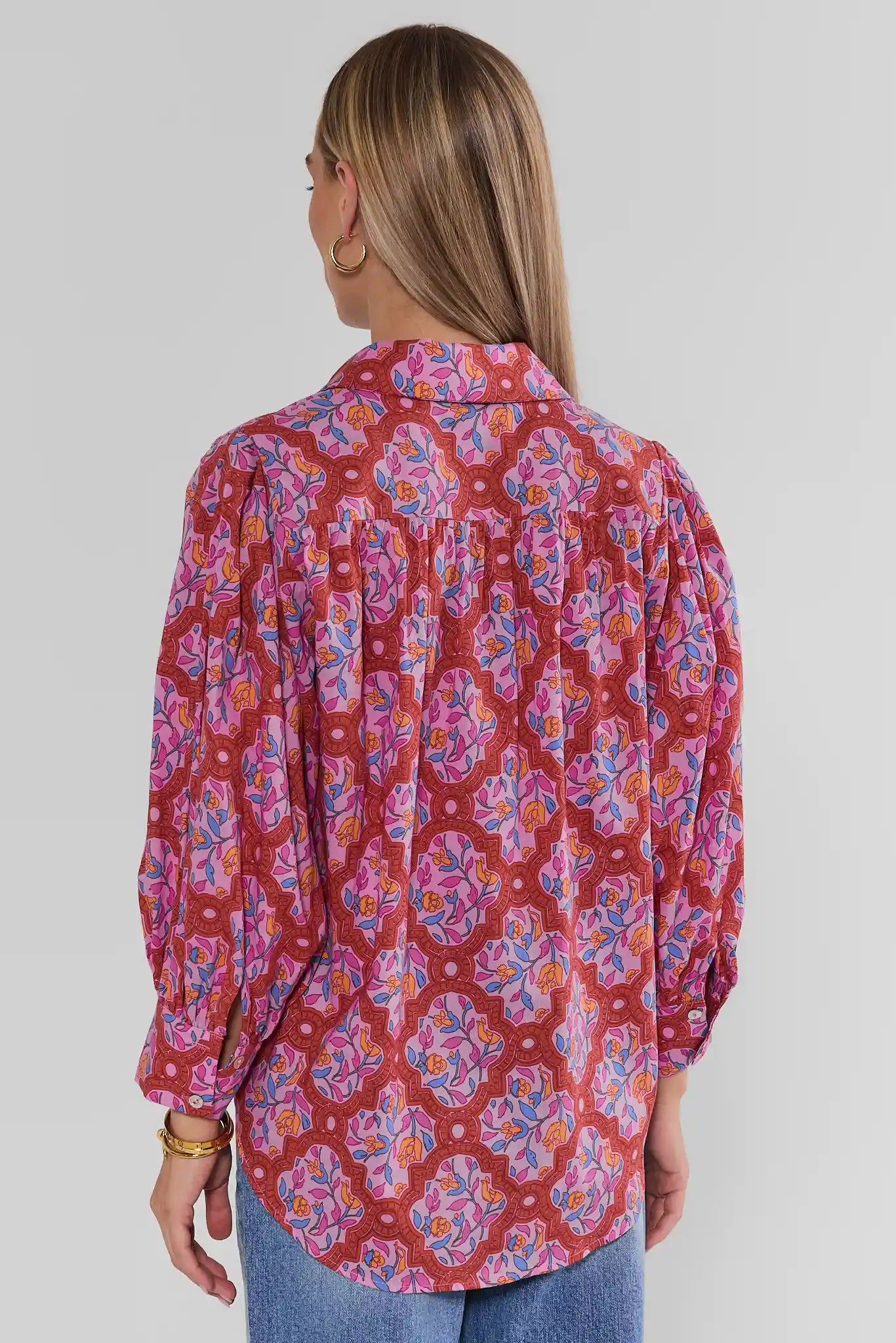 Trudy Pink Floral Top