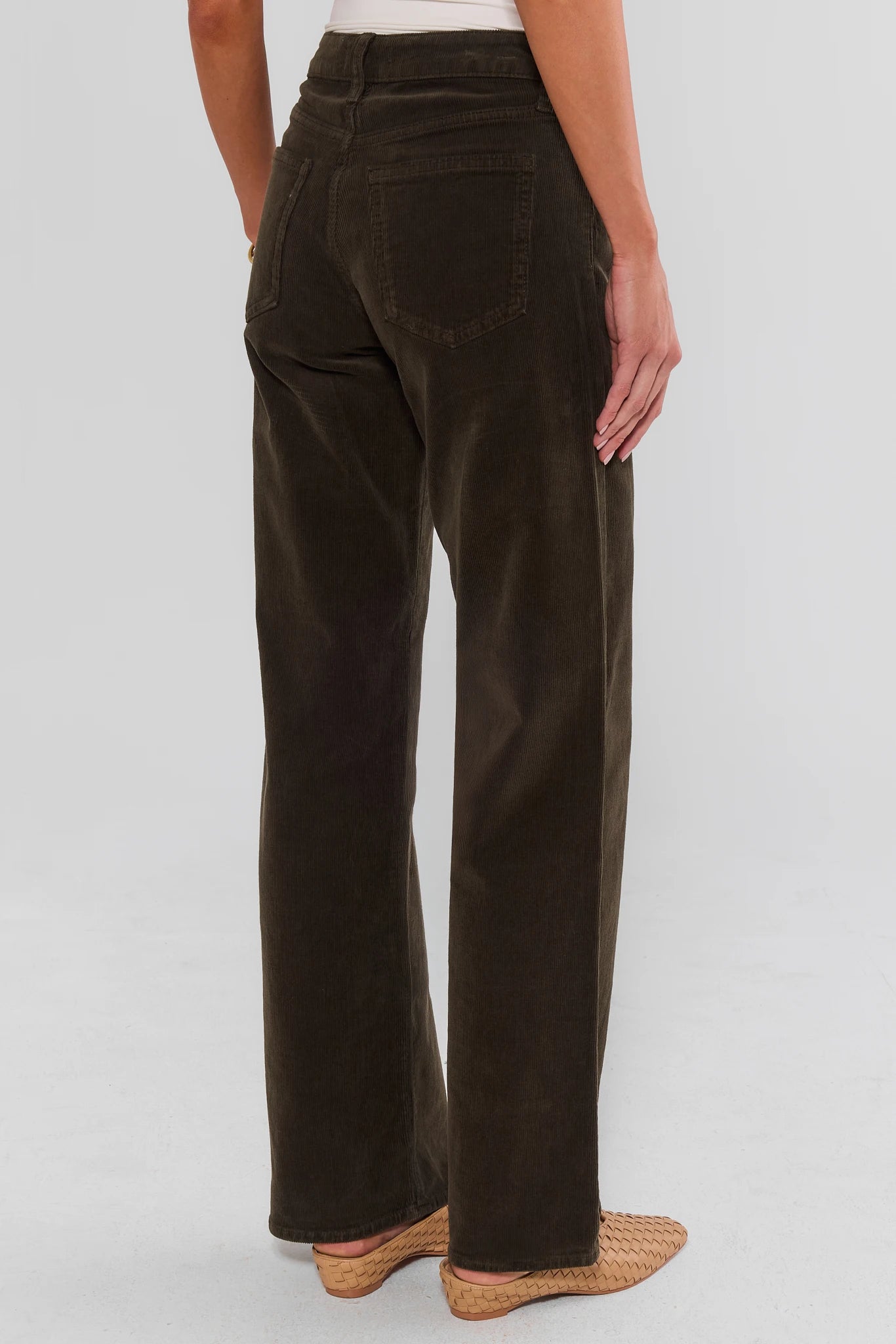 Rowan Olive Corduroy Pants