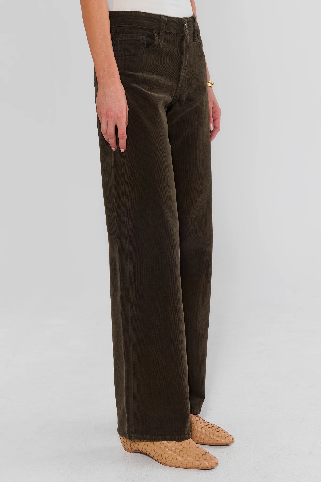Rowan Olive Corduroy Pants