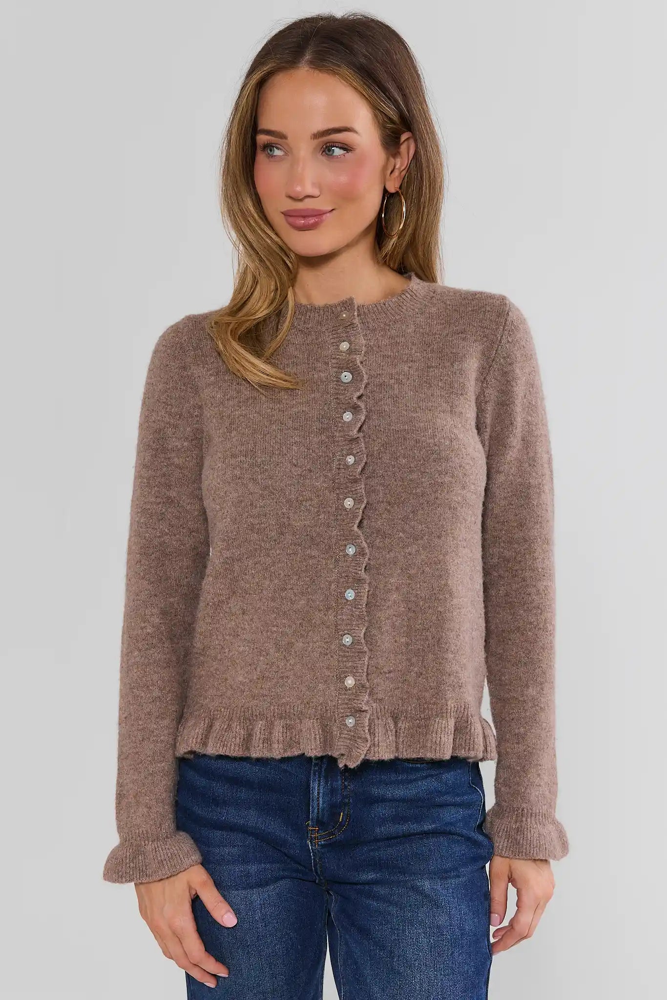 Jamie Brown Scalloped Cardigan