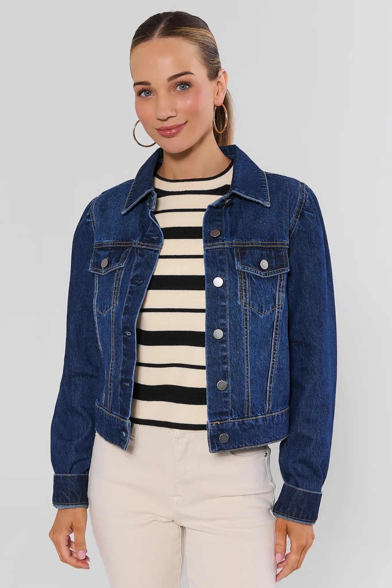 Roxanna Dark Wash Denim Jacket