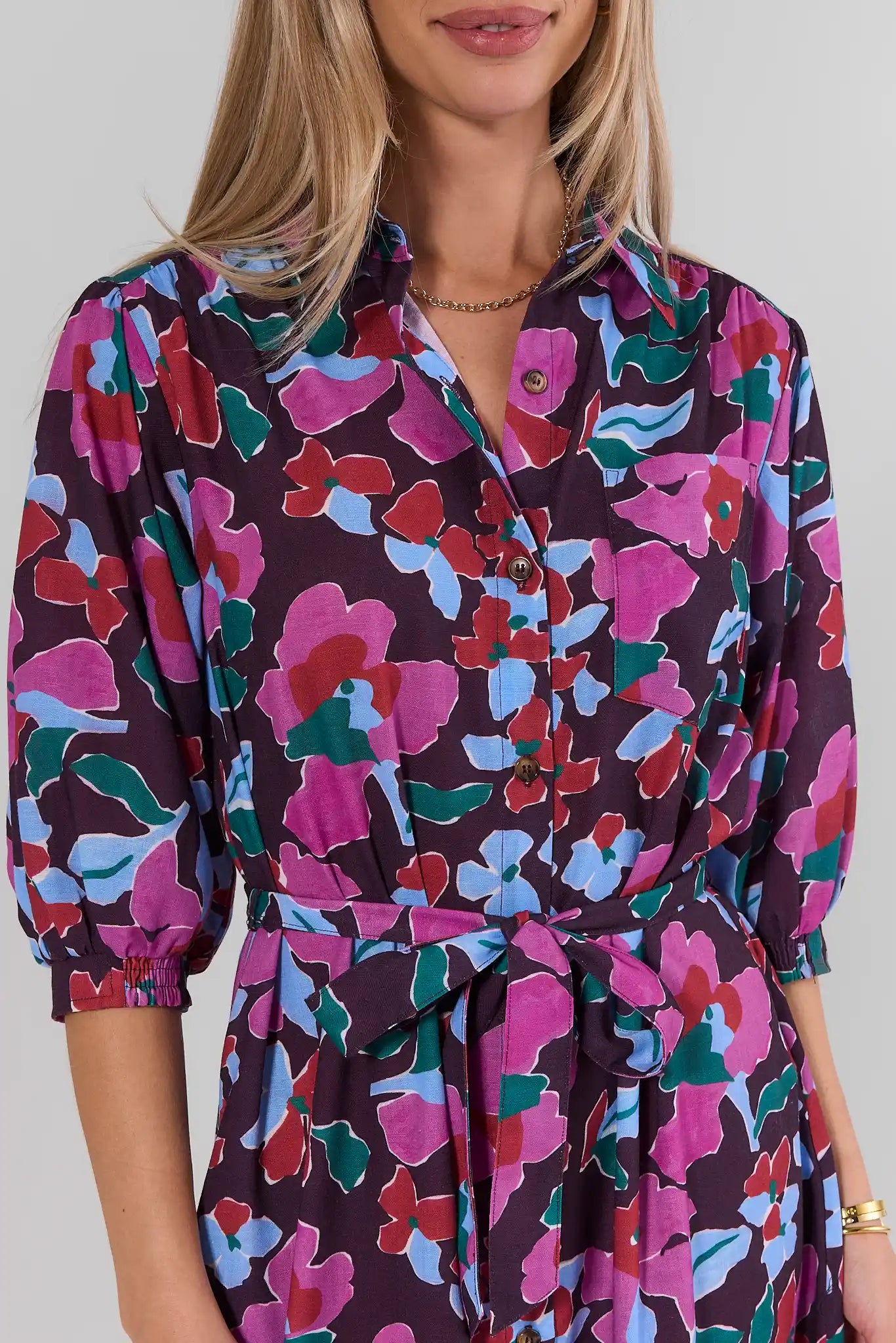 Serena Multi Printed Maxi Dress