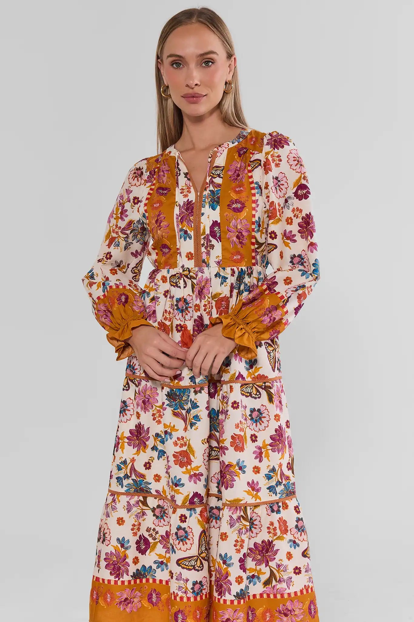 Shiloh Floral Print Maxi Dress