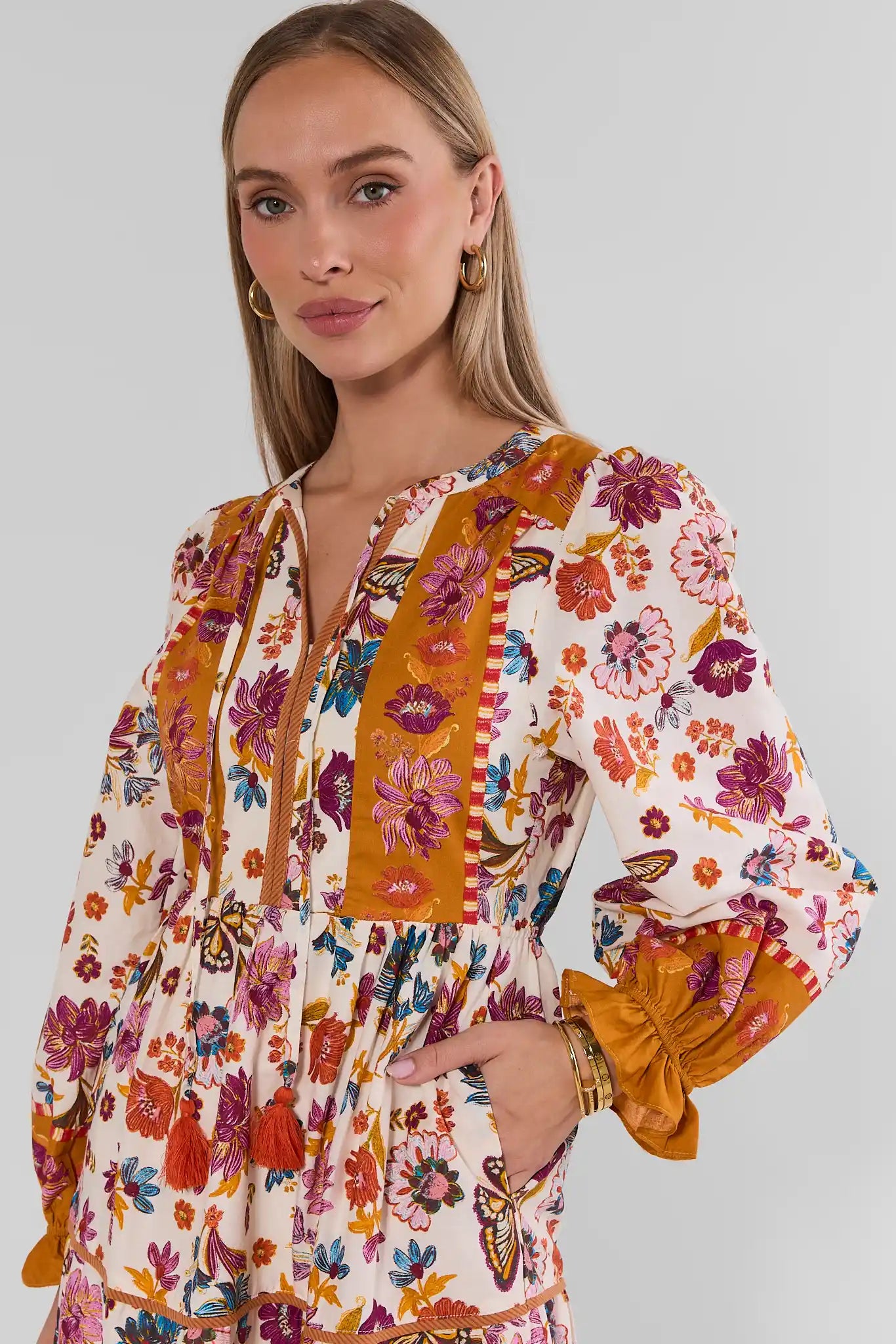 Shiloh Floral Print Maxi Dress