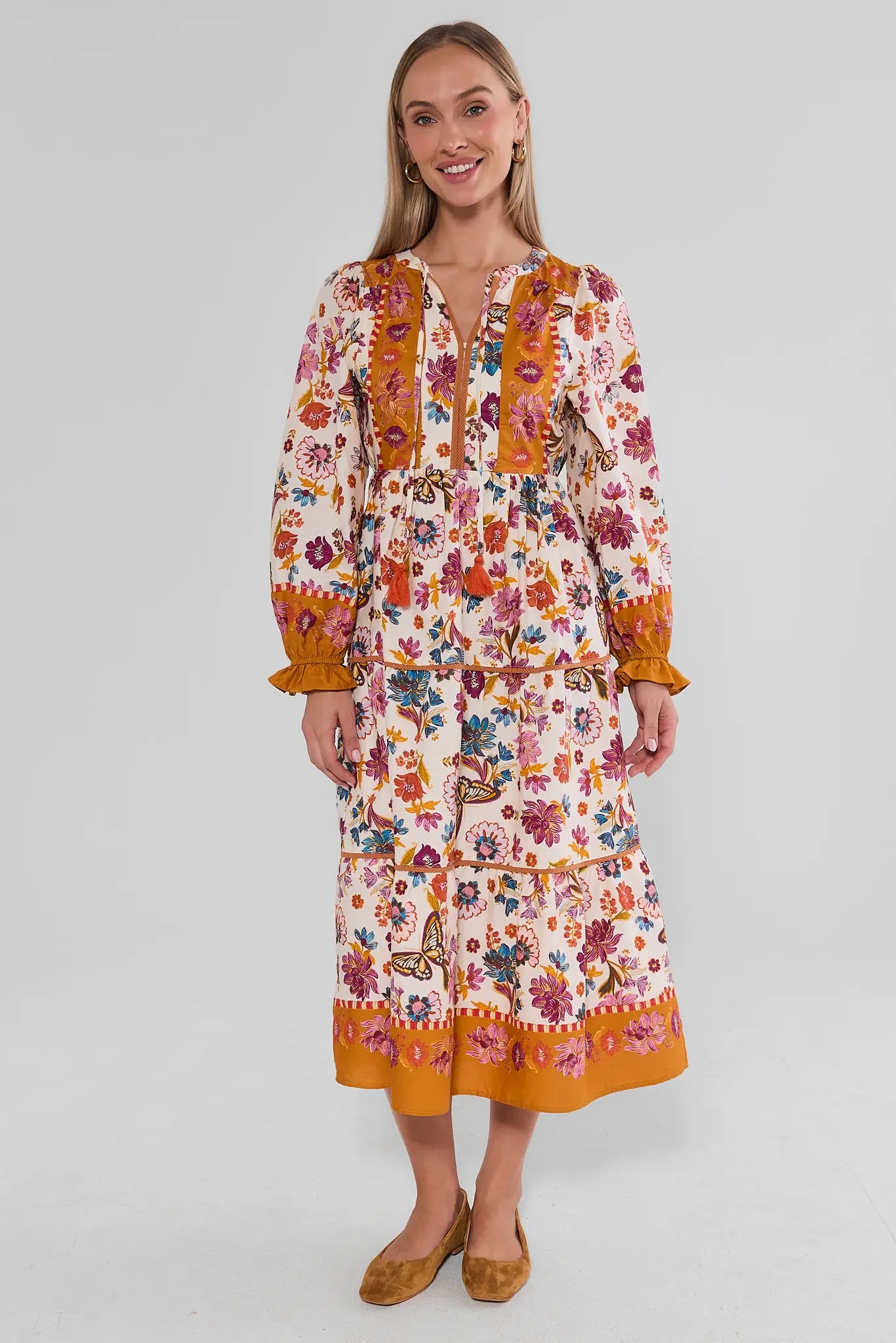 Shiloh Floral Print Maxi Dress