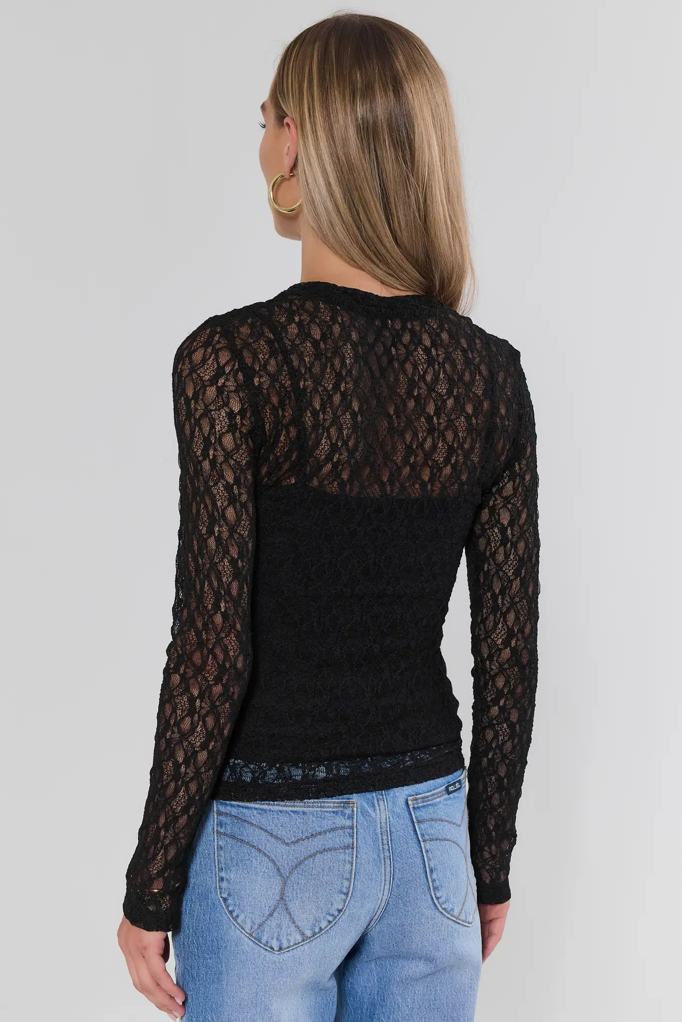 Grayson Black Lace Top