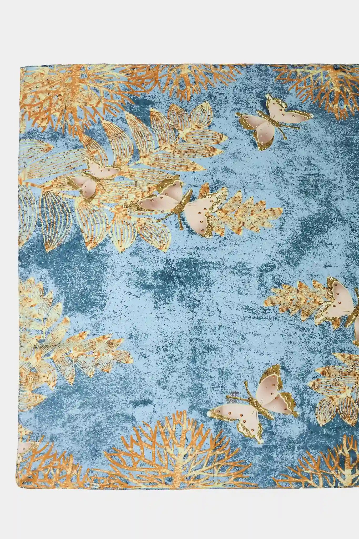 Blue Printed Wrap