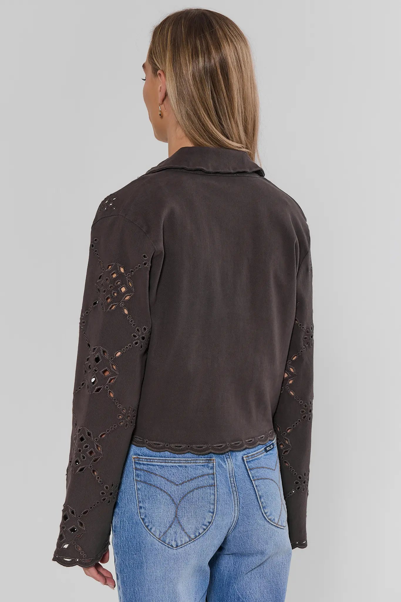 Gina Stone Eyelet Jacket