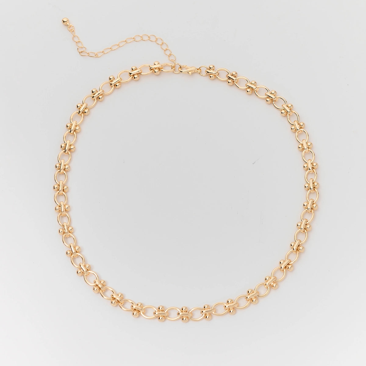 Gold Mini Ball Chain Link Necklace | Avara