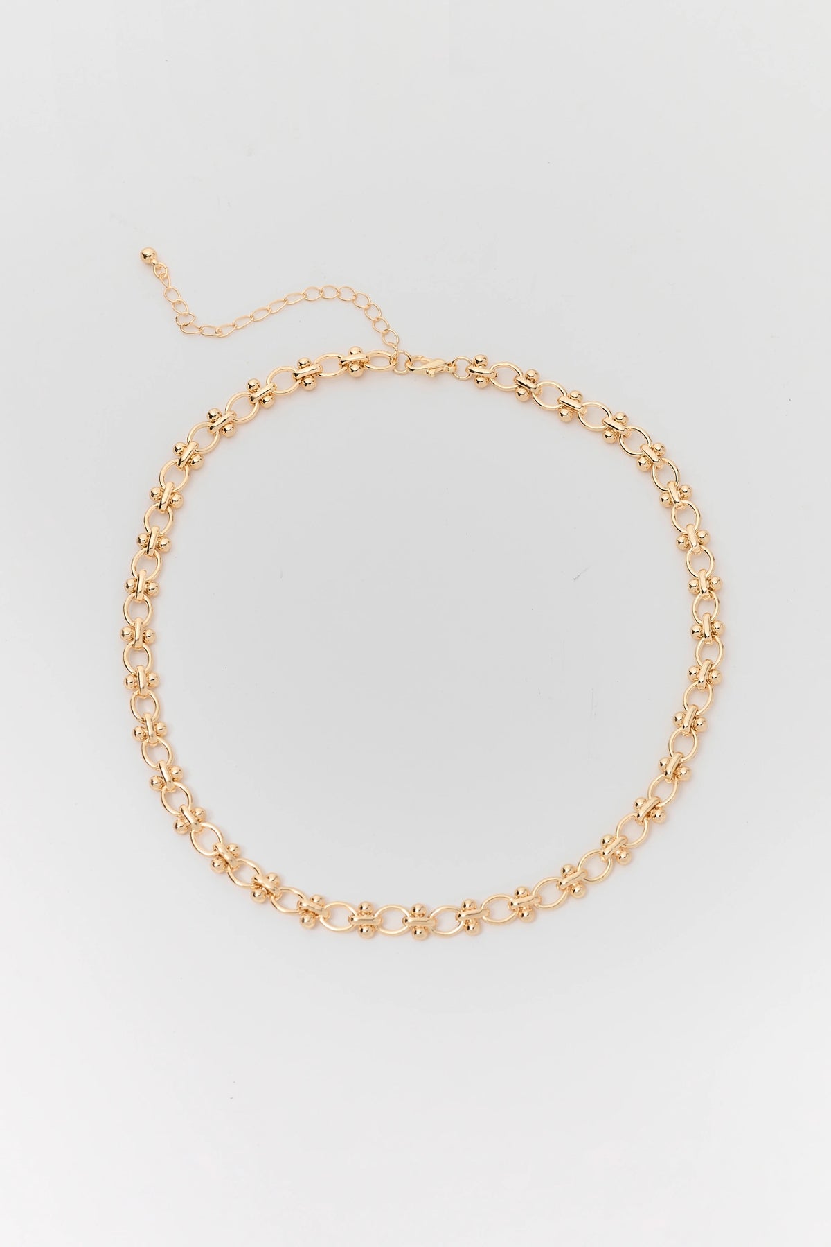 Gold Mini Ball Chain Link Necklace | Avara