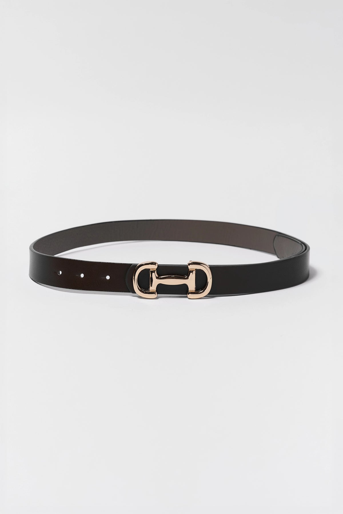 Black Horse Bit Buckle Belt