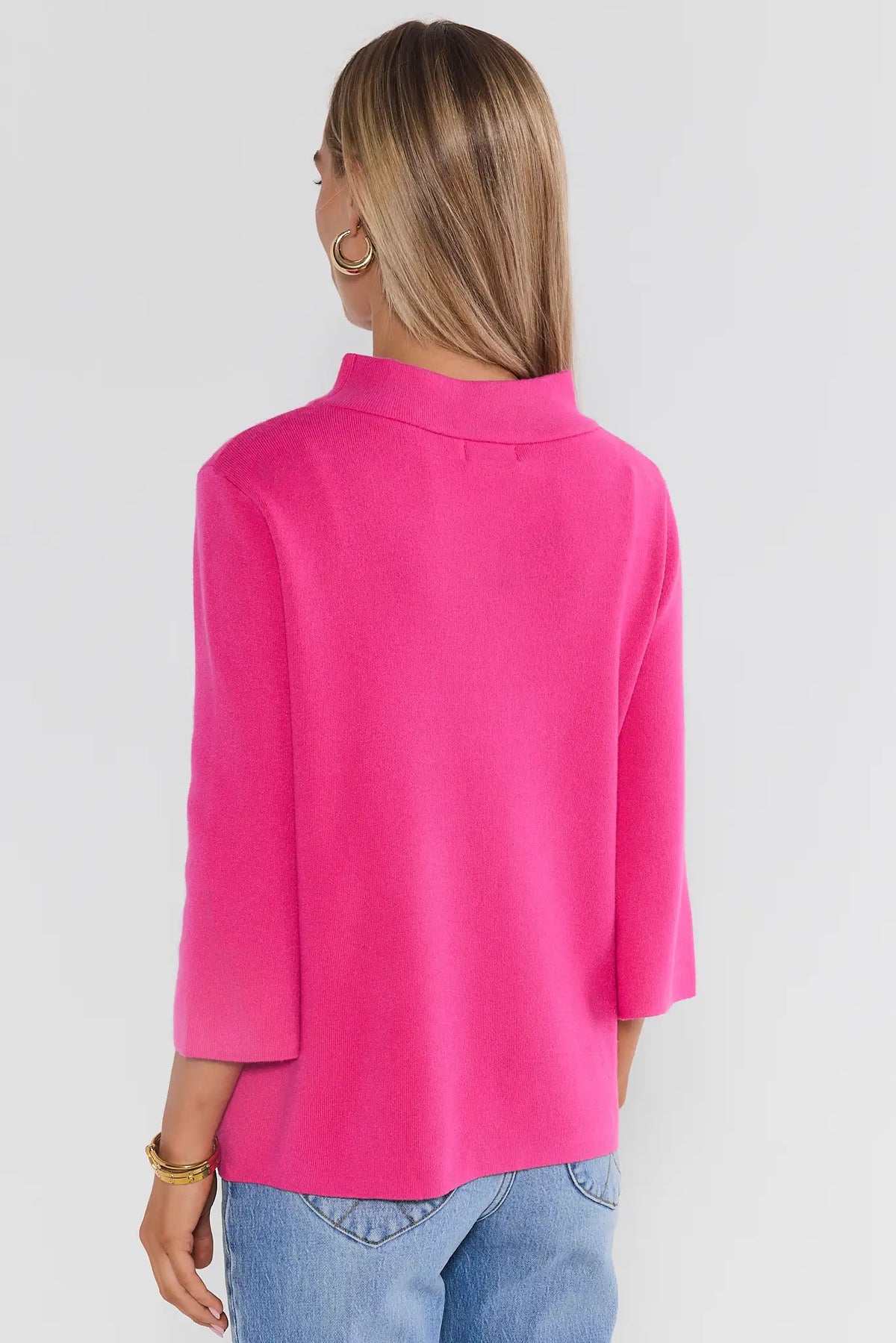 Jackie Pink Knit Sweater