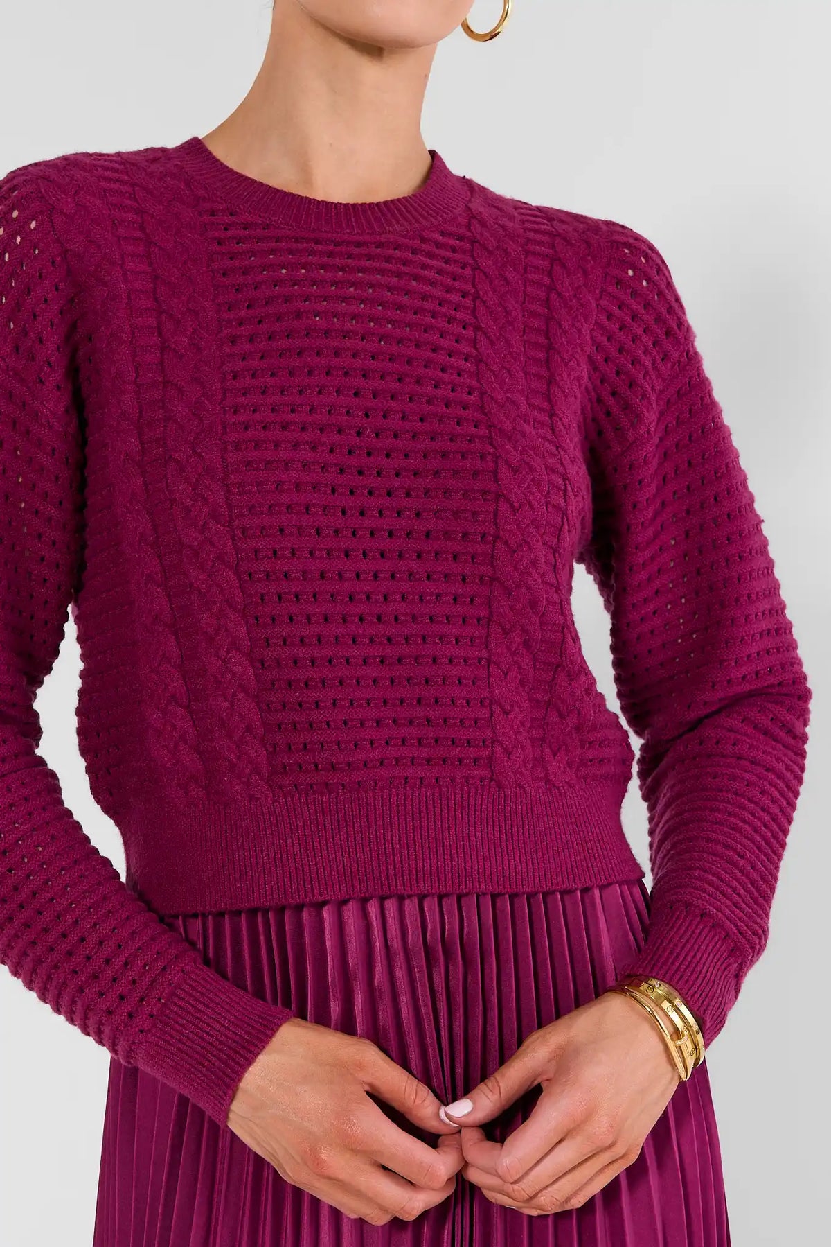 Gabbie Plum Two Piece Midi Dress