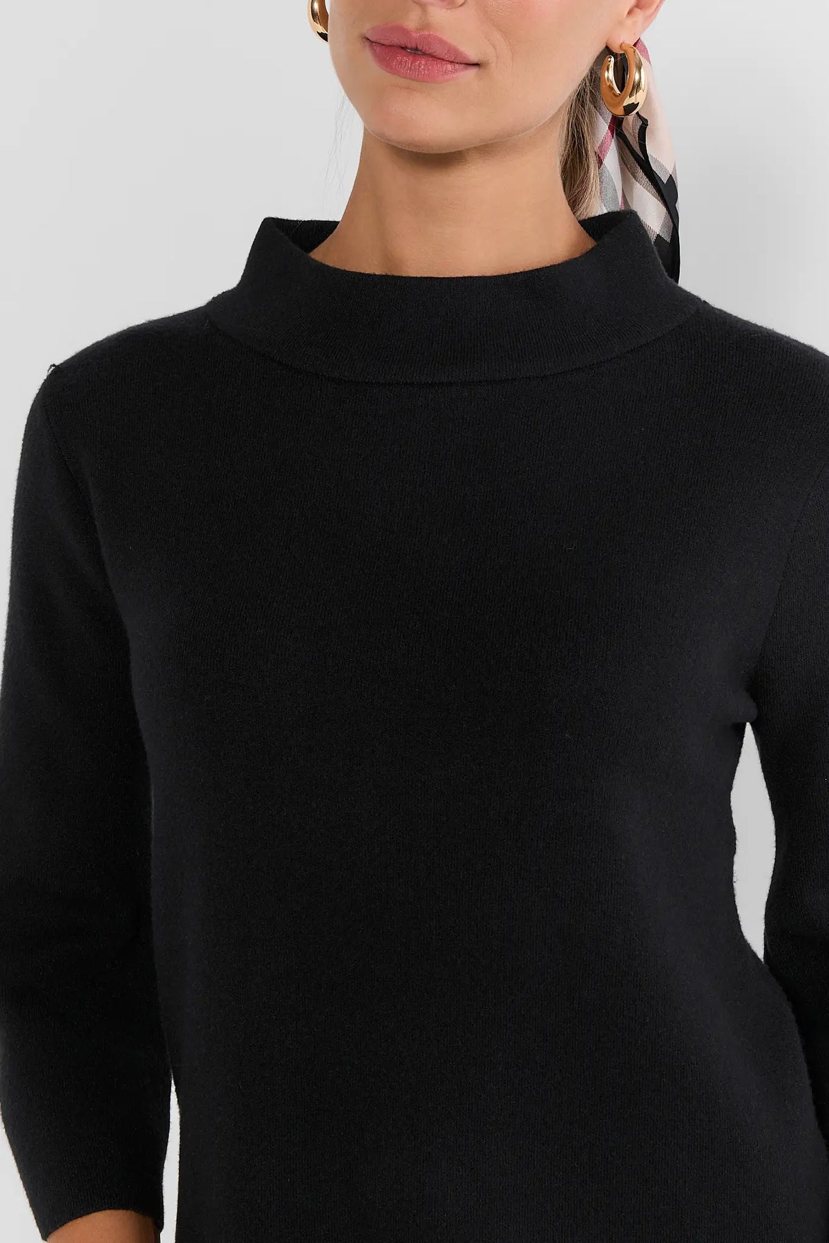 Jackie Black Knit Short Dress