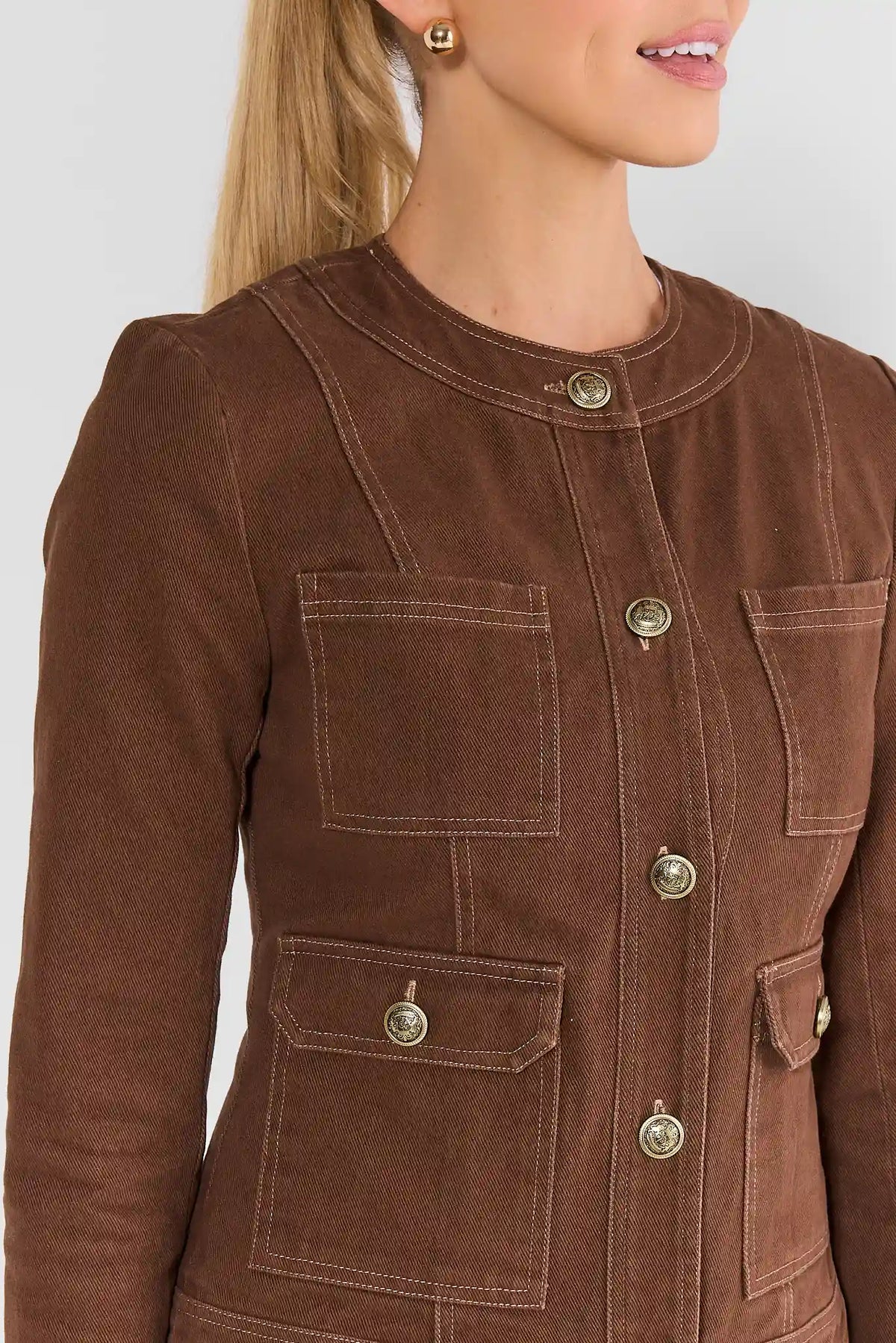 Rhodes Brown Tailored Jacket