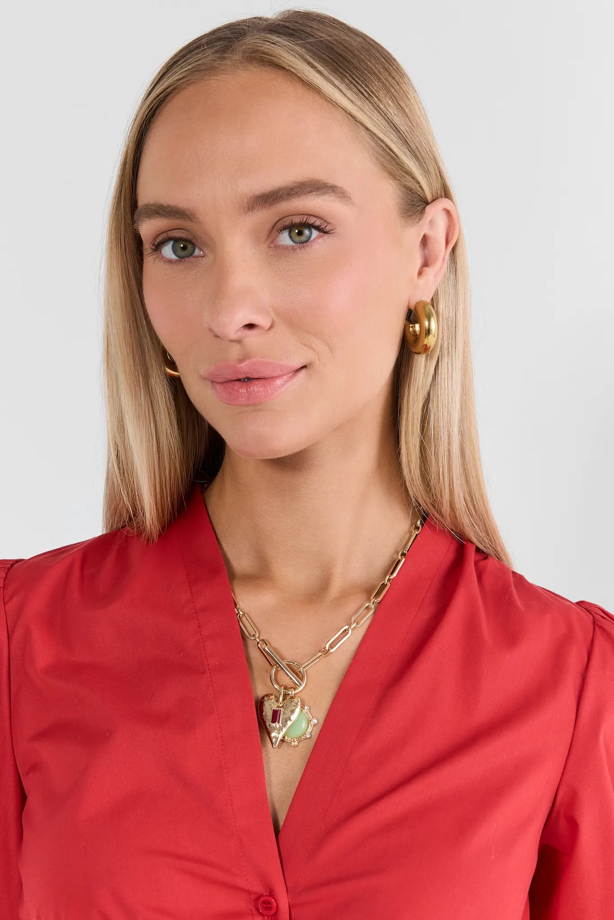 Gold Multi Charm Necklace