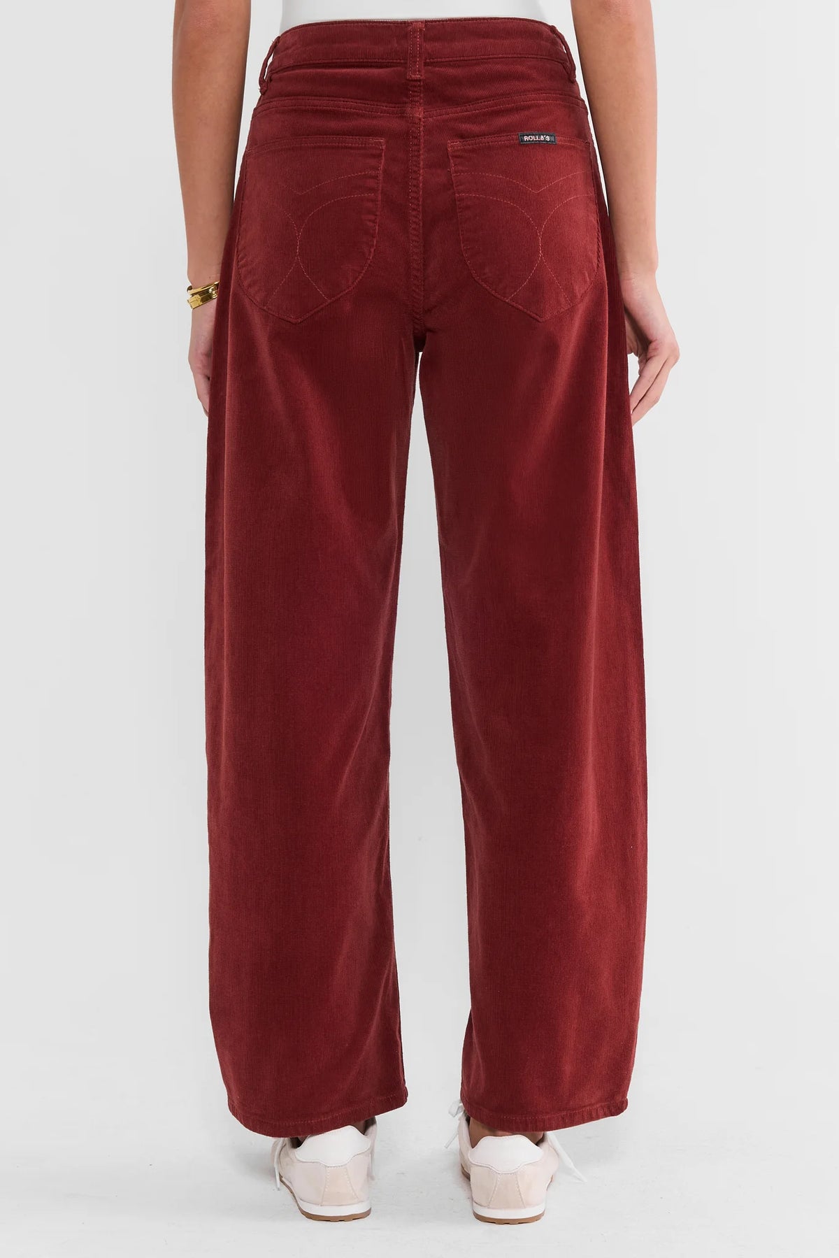 Gigi Corduroy Barrel Jeans by Rolla's