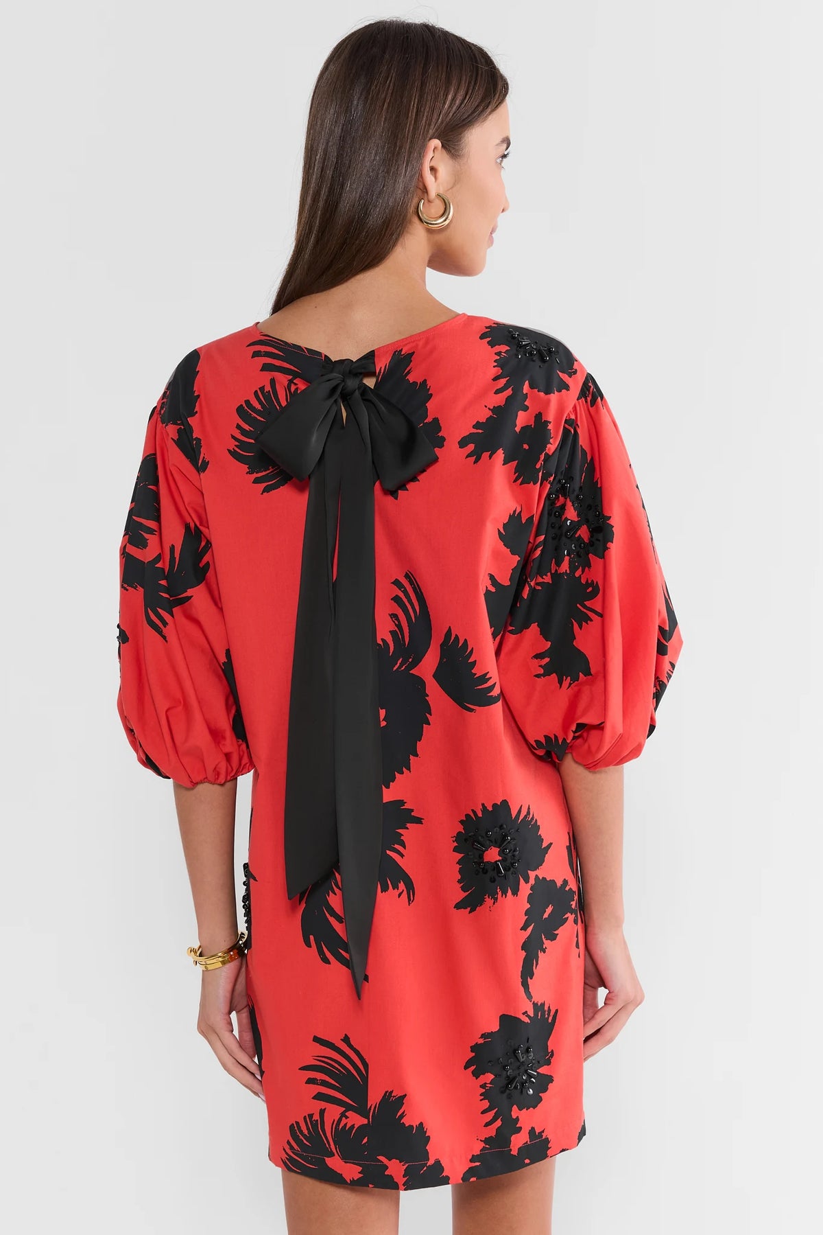 Ember Abstract Printed Short Dress
