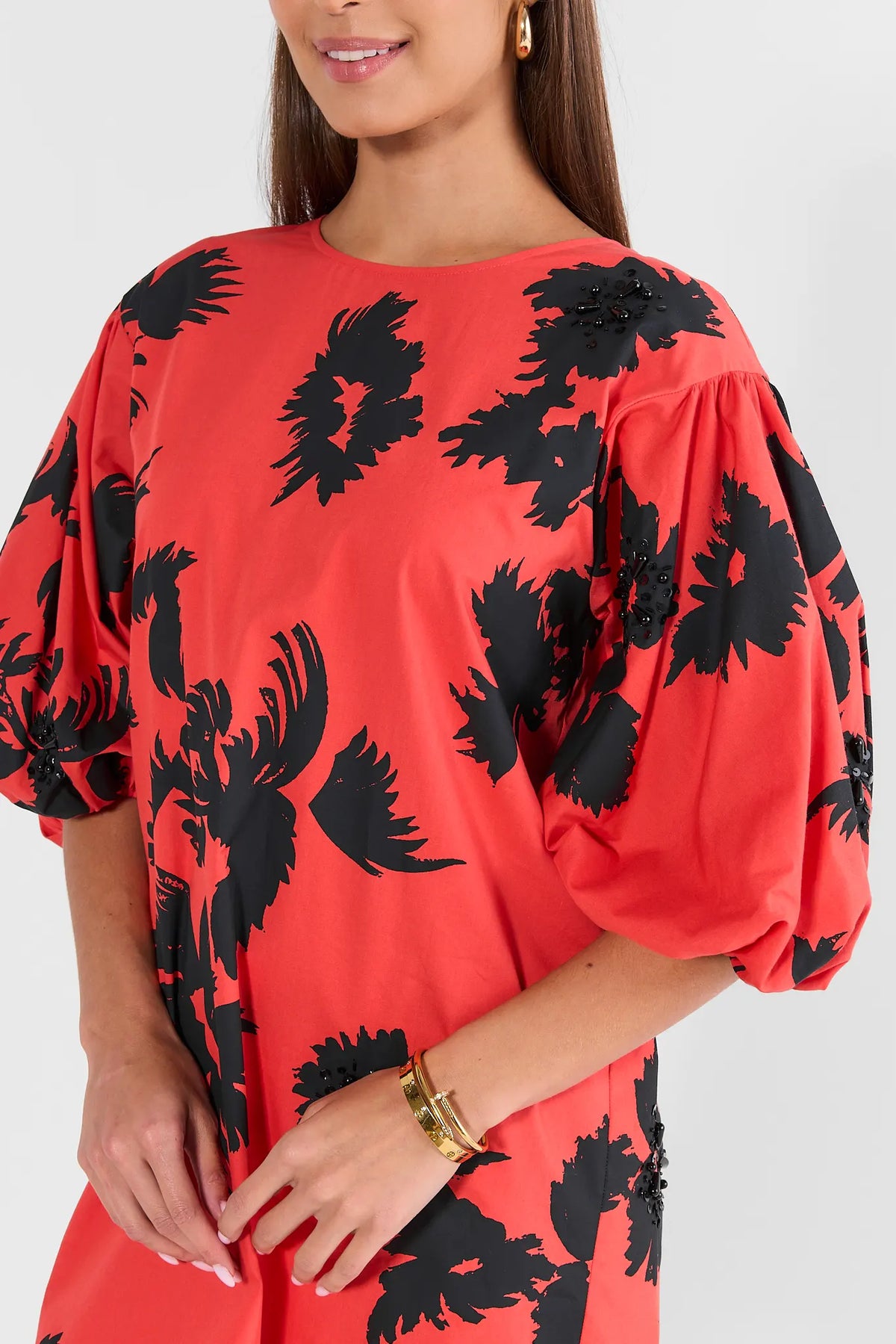 Ember Abstract Printed Short Dress