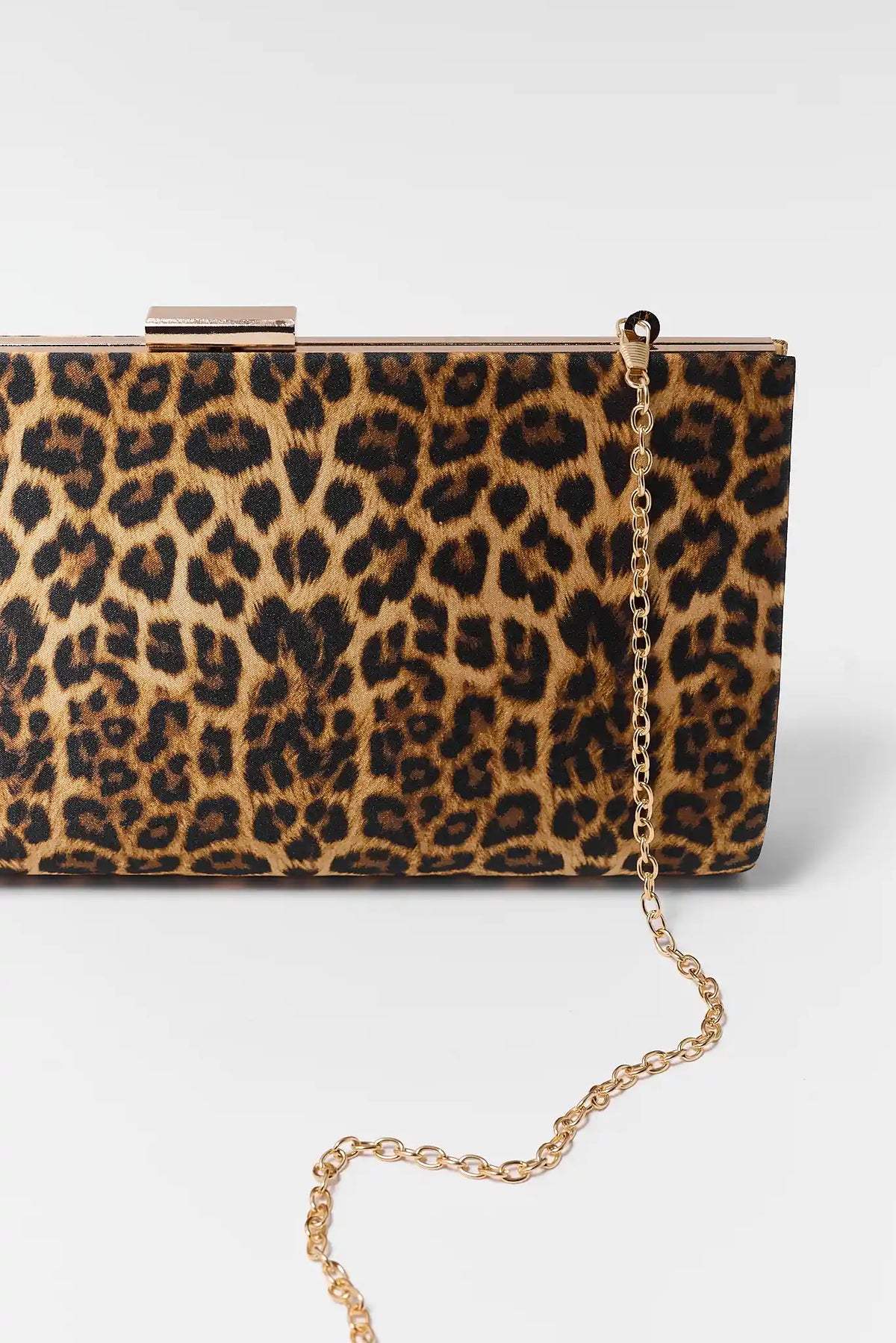 Animal Print Clutch Bag