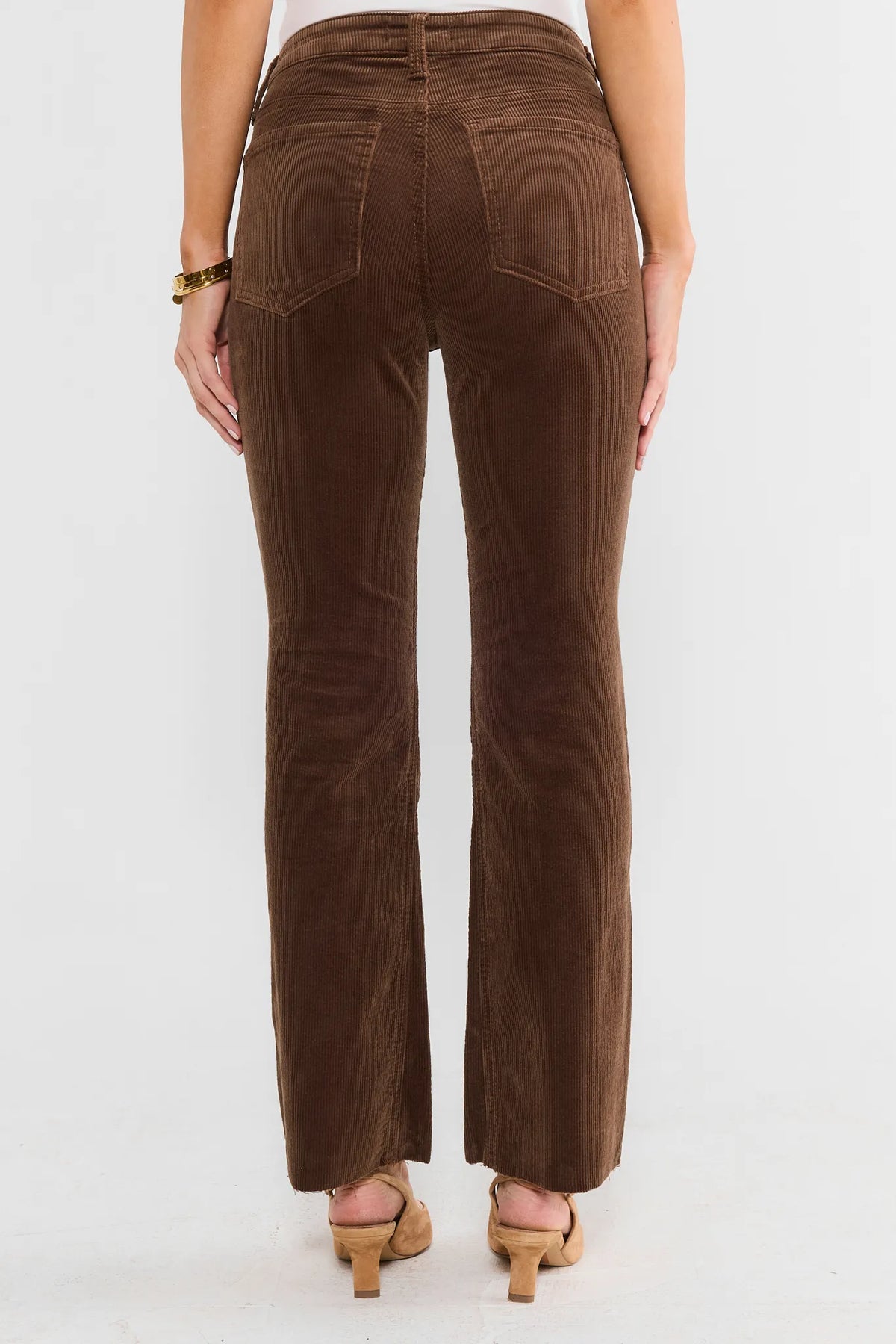 Kelsey Corduroy Kick Flare Pants by KUT