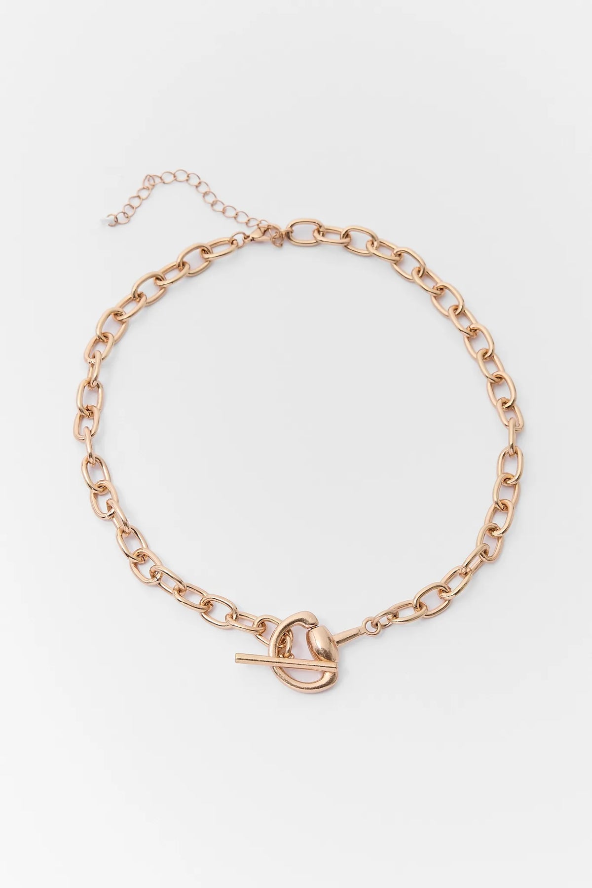 Gold Chain Toggle Necklace
