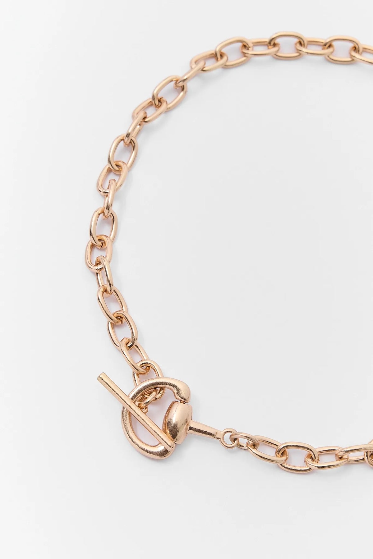 Gold Chain Toggle Necklace